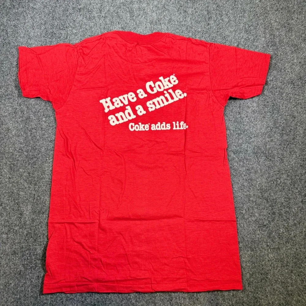 1980s Chinese Coca-Cola Double-Sided Shirt Sport-T Stedman Single Stitch New